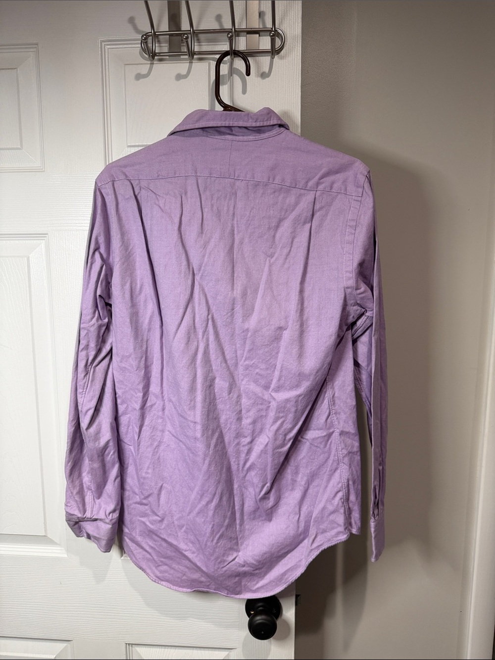 Polo by Ralph Lauren Men’s Lavender Button-Down Oxford Shirt - Picture 4 of 5